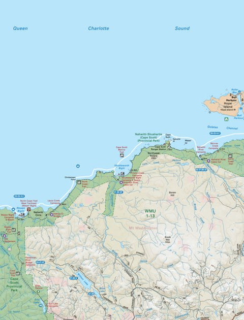 VIBC54 Cape Scott Park - Vancouver Island BC Topo Preview 1