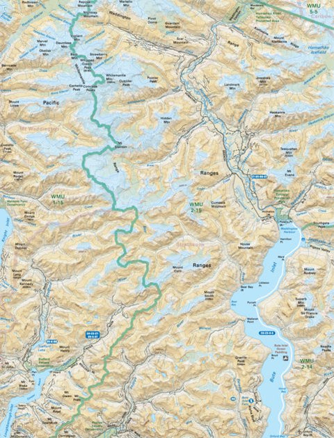 VIBC60 Bute Inlet North - Vancouver Island BC Topo Preview 1