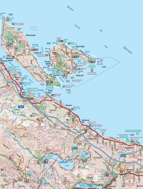 VIBC27 Hornby Island - Vancouver Island BC Topo Preview 1