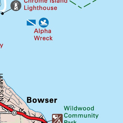 VIBC27 Hornby Island - Vancouver Island BC Topo Preview 2