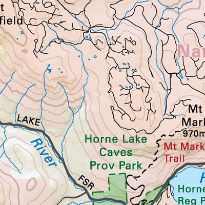 VIBC27 Hornby Island - Vancouver Island BC Topo Preview 3