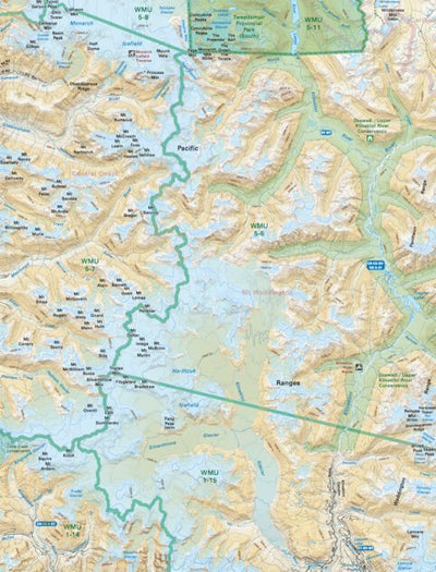 VIBC63 Ha-Iltzuk Icefield - Vancouver Island BC Topo Preview 1