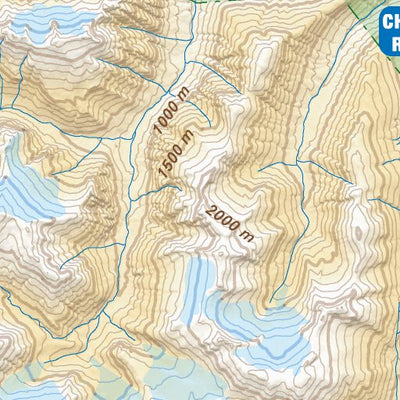 VIBC63 Ha-Iltzuk Icefield - Vancouver Island BC Topo Preview 3