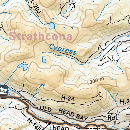 VIBC32 Gold River - Vancouver Island BC Topo Map by Backroad Mapbooks ...