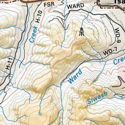 VIBC32 Gold River - Vancouver Island BC Topo Preview 3