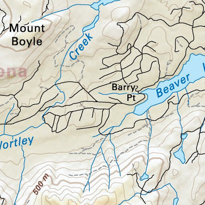 VIBC50 Sayward - Vancouver Island BC Topo Preview 3