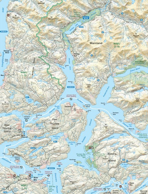 VIBC51 Rock Bay - Vancouver Island BC Topo Preview 1