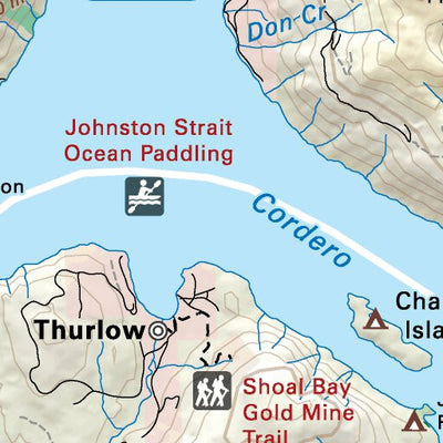 VIBC51 Rock Bay - Vancouver Island BC Topo Preview 2