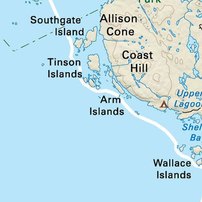 VIBC57 Queen Charlotte Strait - Vancouver Island BC Topo Preview 2