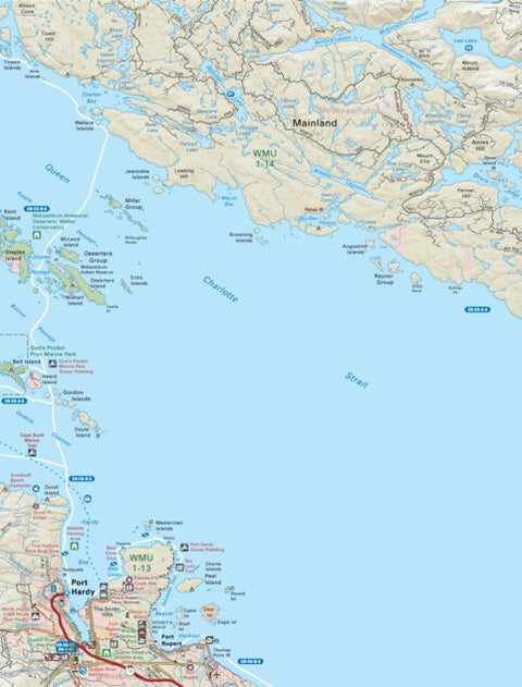 VIBC56 Port Hardy - Vancouver Island BC Topo Preview 1
