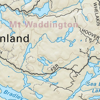 VIBC56 Port Hardy - Vancouver Island BC Topo Preview 3