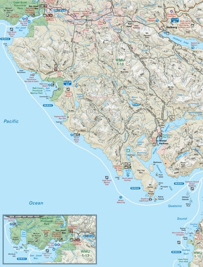 VIBC44 Holberg - Vancouver Island BC Topo Preview 1