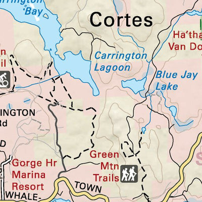 VIBC43 Cortes Island - Vancouver Island BC Topo Preview 2