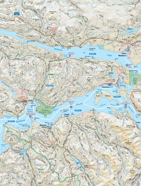 VIBC45 Coal Harbour - Vancouver Island BC Topo Preview 1