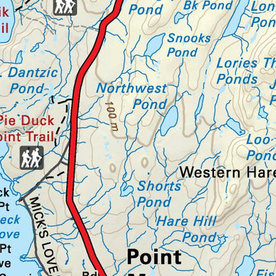 NLNL01 Fortune Newfoundland and Labrador Topo Preview 3