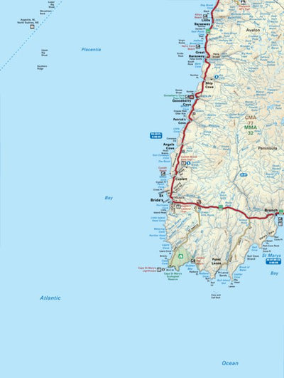 NLNL04 St Bride's Newfoundland and Labrador Topo Preview 1