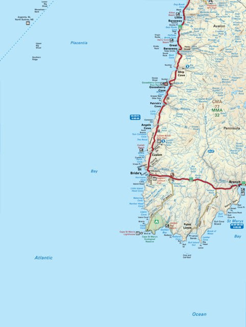 NLNL04 St Bride's Newfoundland and Labrador Topo Preview 1