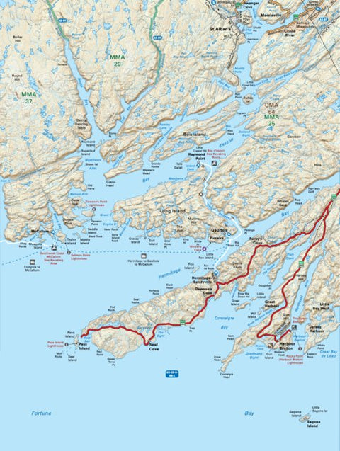 NLNL12 Harbour Breton Newfoundland and Labrador Topo Preview 1