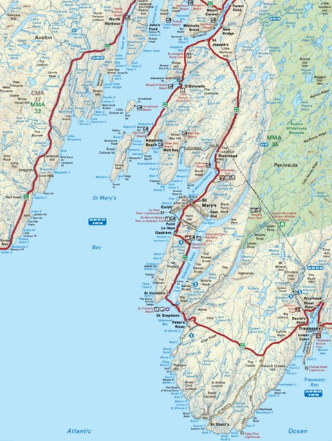 NLNL05 St Mary's Newfoundland and Labrador Topo Preview 1