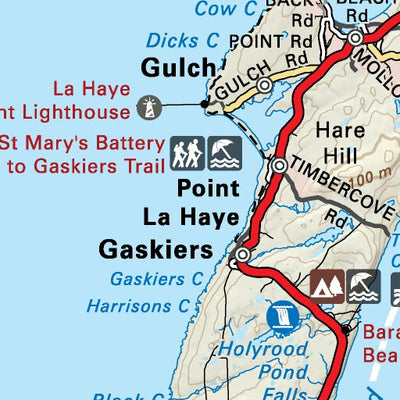 NLNL05 St Mary's Newfoundland and Labrador Topo Preview 2