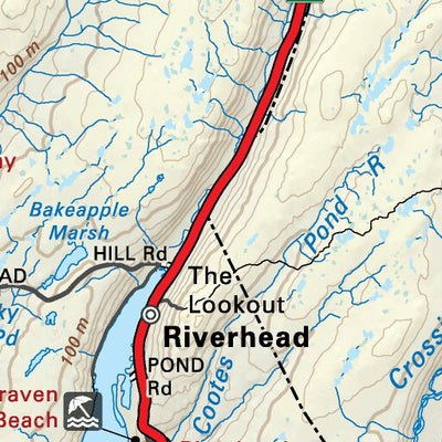NLNL05 St Mary's Newfoundland and Labrador Topo Preview 3