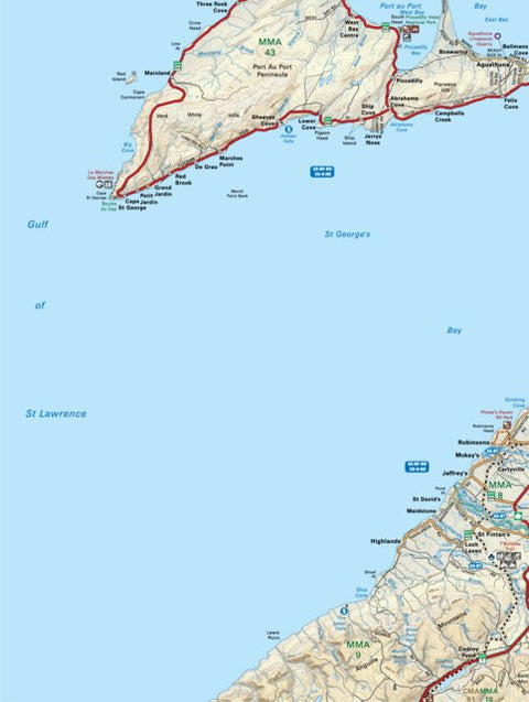 NLNL18 Cape St George Newfoundland and Labrador Topo Preview 1