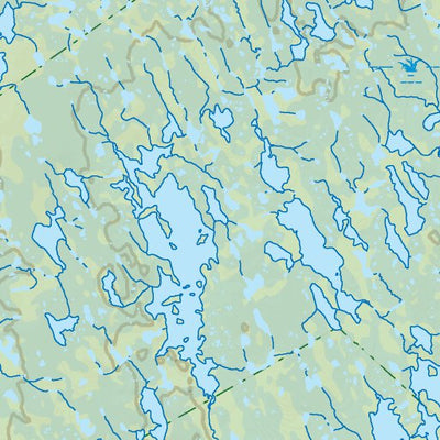 NLNL24 Kaegudeck Lake Newfoundland and Labrador Topo Preview 2