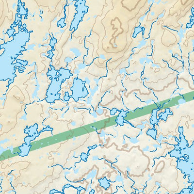 NLNL22 Meelpaeg Lake Newfoundland and Labrador Topo Preview 3