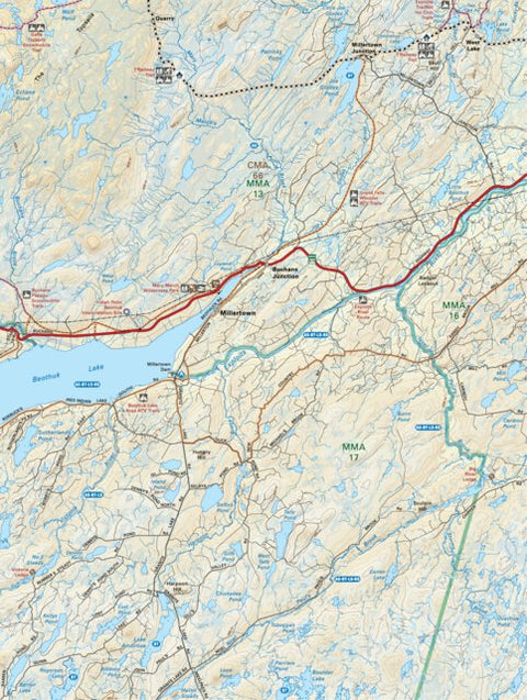 NLNL33 Millertown Newfoundland and Labrador Topo Preview 1