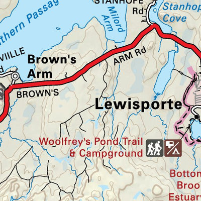 NLNL44 Botwood Newfoundland and Labrador Topo Preview 2