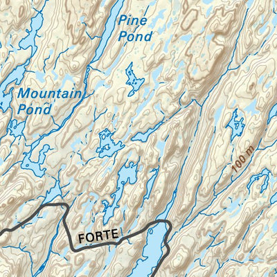 NLNL14 Terrenceville Newfoundland and Labrador Topo Preview 3