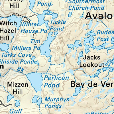 NLNL27 Carbonear Newfoundland and Labrador Topo Preview 3