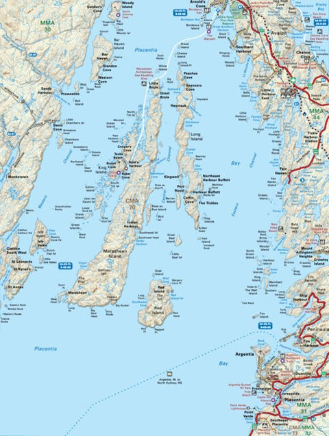 NLNL15 Placentia Newfoundland and Labrador Topo Preview 1