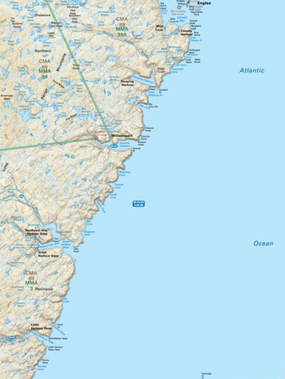 NLNL57 Williamsport Newfoundland and Labrador Topo Preview 1