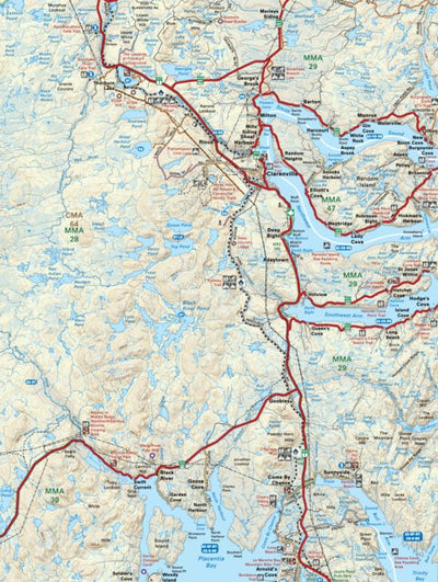 NLNL26 Clarenville-Shoal Harbour Newfoundland and Labrador Topo Preview 1