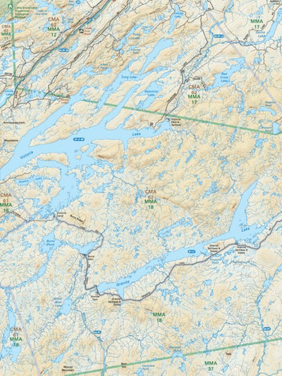 NLNL21 Granite Lake Newfoundland and Labrador Topo Preview 1