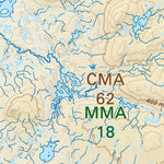 NLNL21 Granite Lake Newfoundland and Labrador Topo Preview 2