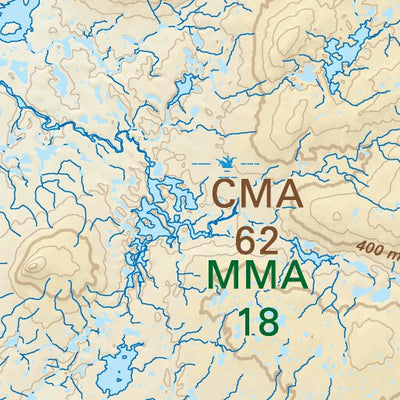 NLNL21 Granite Lake Newfoundland and Labrador Topo Preview 2