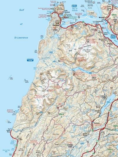 NLNL30 York Harbour Newfoundland and Labrador Topo Preview 1