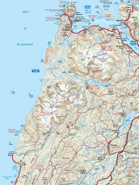 NLNL30 York Harbour Newfoundland and Labrador Topo Preview 1