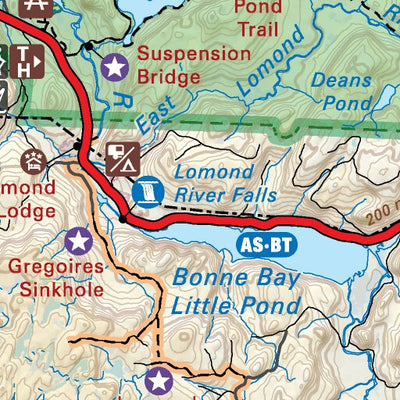 NLNL40 Deer Lake Newfoundland and Labrador Topo Preview 2