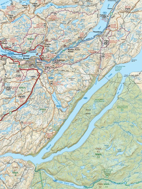 NLNL31 Corner Brook Newfoundland and Labrador Topo Preview 1