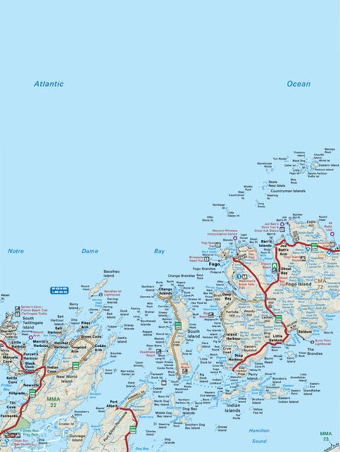 NLNL53 Fogo Newfoundland and Labrador Topo Preview 1