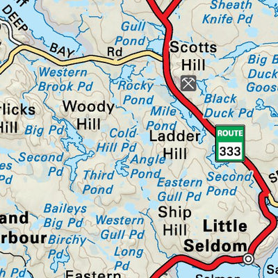 NLNL53 Fogo Newfoundland and Labrador Topo Preview 3