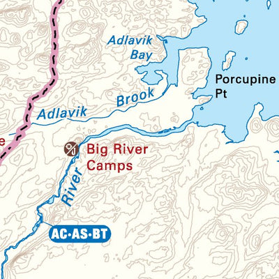 NLNL72 Rigolet Newfoundland and Labrador Topo Preview 2