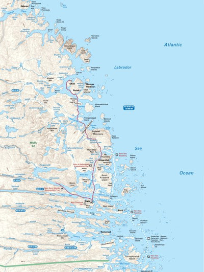 NLNL75 Nain Newfoundland and Labrador Topo Preview 1