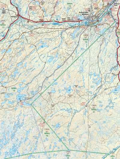 NLNL34 Grand Falls Windsor Newfoundland and Labrador Topo Preview 1