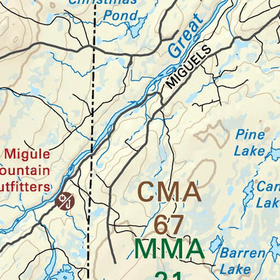 NLNL34 Grand Falls Windsor Newfoundland and Labrador Topo Preview 3