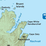 NLNL76 Torngat National Park Newfoundland and Labrador Topo Preview 2