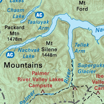 NLNL76 Torngat National Park Newfoundland and Labrador Topo Preview 3